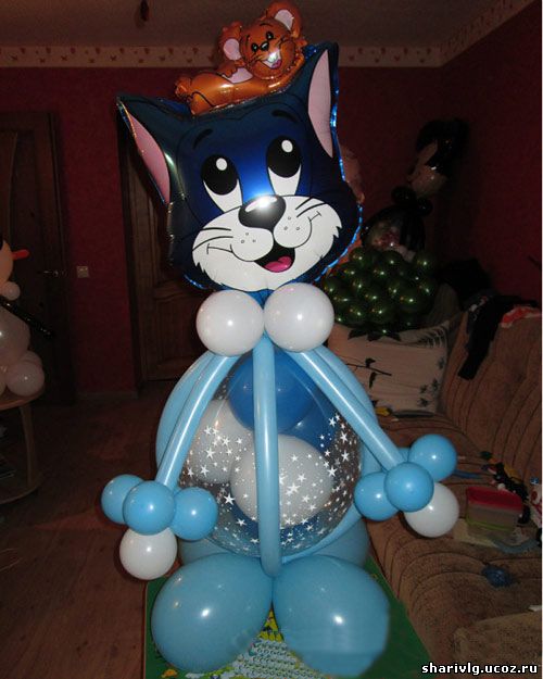 Кот Том из воздушных шаров